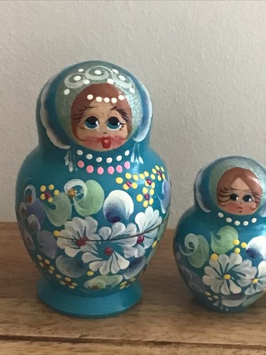Vintage set hand painted - set,