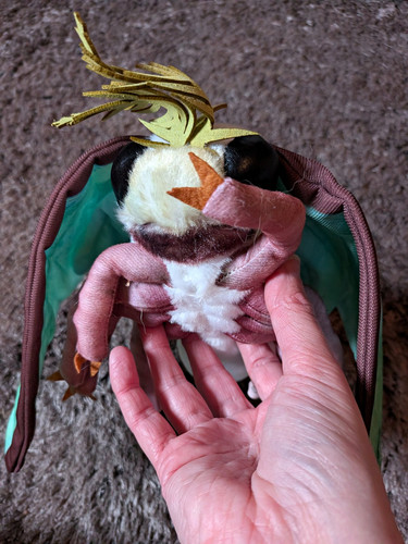 Realistic luna hawk moth plush - hawk,