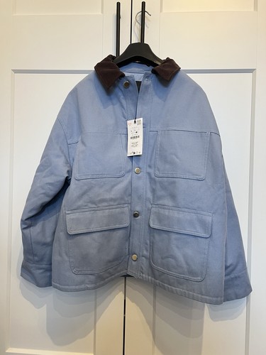 Zara light blue quilted - zara,