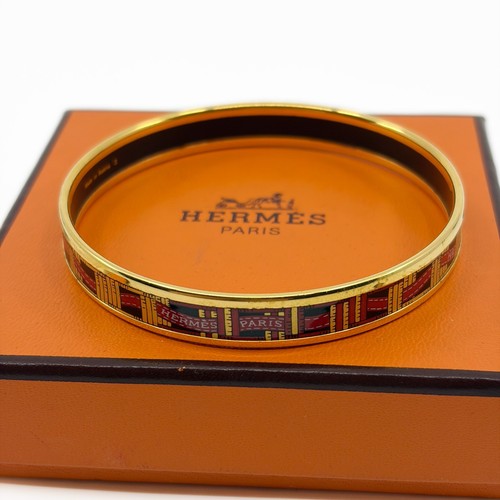 Hermes enamel bracelet bangle - hermes,