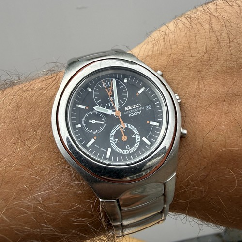 Seiko 7t92 0bl0 chronograph - seiko,