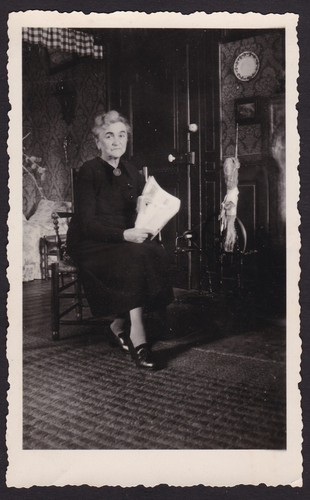 Vintage photograph older lady - vintage,