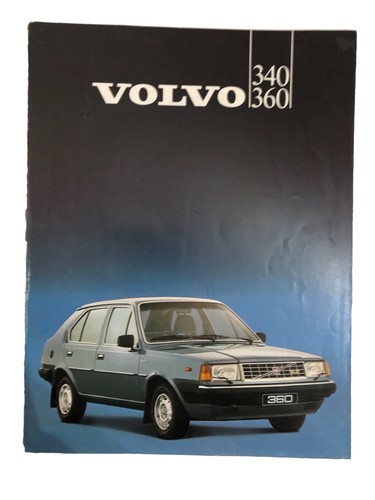 Volvo 340 360 brochure with - volvo,