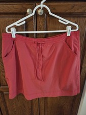 LEE ACTIVE PERFORMANCE SKORT SIZE 16M Elastic Waistband Pockets Breathable