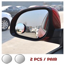 2 X BLIND SPOT MIRRORS Adhesive EASY FIT Wide View Angle Convex Adjustable Car 