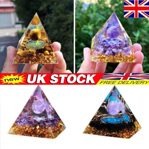 Orgonite pyramid amethyst - orgonite,