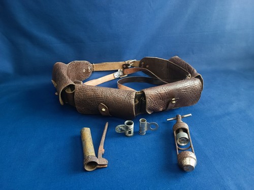 Vintage soviet leather ammo - vintage,