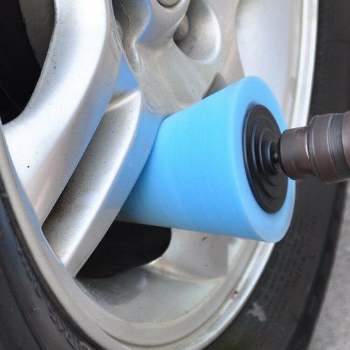 Blue cone shaped car - blue,