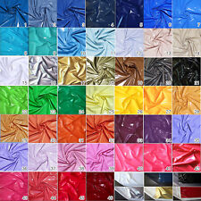 SHINY HIGH GLOSS PVC STRETCH RUBBER VINYL PLEATHER GOTH FETISH CLOTH FABRIC 54"W