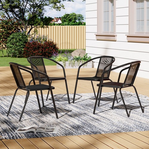 4pcsblack garden stacking - 4pcsblack,