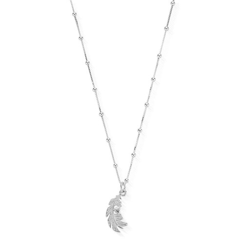 Chlobo silver feather heart - chlobo,