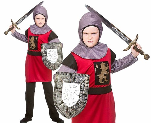 Boys medieval knight red fancy - boys,