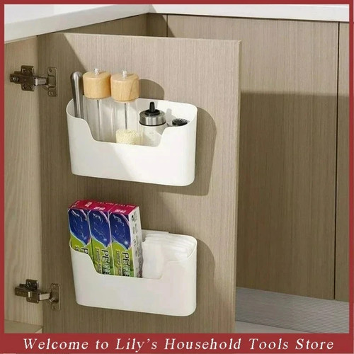 Wall mounted adhesive storage - mounted,