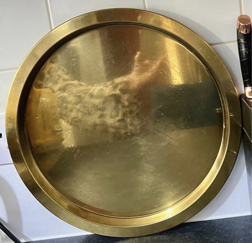 Ikea glattis brass tray - brass, cm