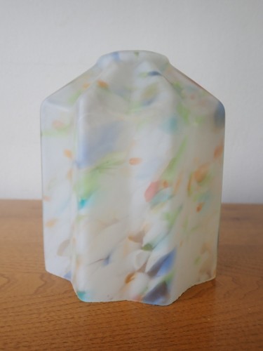 Vintage art deco marbled glass - art,