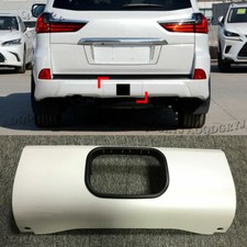 Pearl White Painted Rear Bumper Trailer Tow Hitch Cover For LEXUS LX570 2016-21