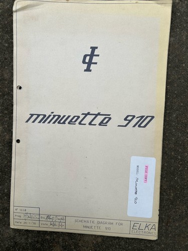 Vintage elka minuette 910 - elka,