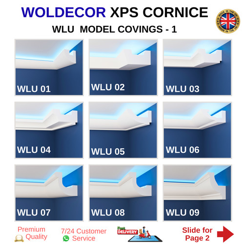 Coving cornice moulding led - coving,