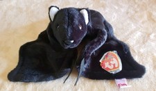 Radar Black Bat w/ Red Eyes - Large Buddy Size Retired Ty Beanie Babies Buddies