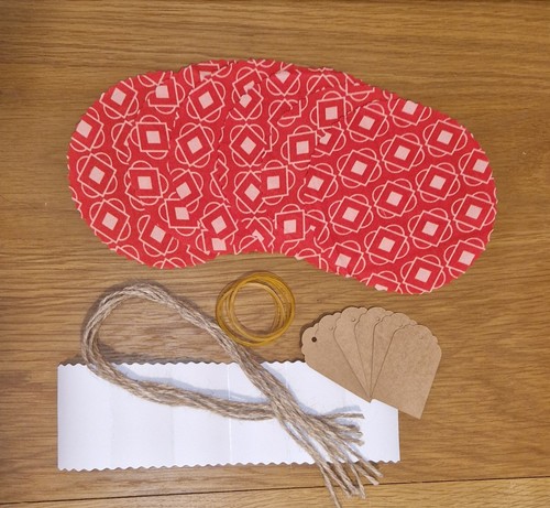 Fabric jam jar covers - 6, ~