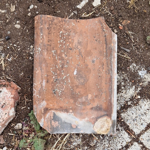 Red clay roof tile pack - red,