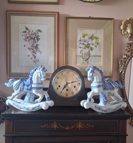 Large vintage blue and white - vintage,