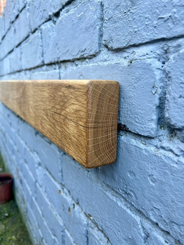 Hand crafted rustic solid oak - crafted,