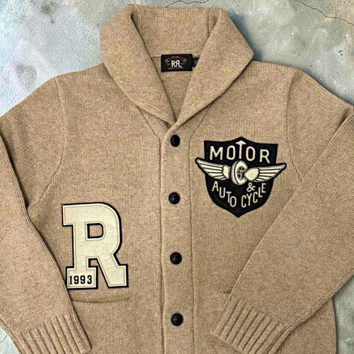 Rrl ralph lauren beige knit - rrl,