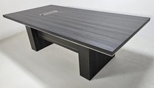 Dark grey oak veneer - grey, executive