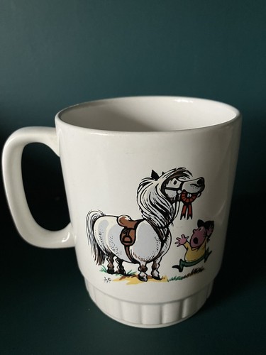 Vintage norman thelwell mug - vintage,