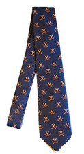 University Of Virginia Brooks Brothers Men’s Neck Tie NCAA OFFICIALLY LICENSED