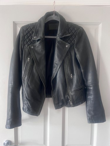 All saints leather jacket - all,