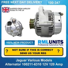Alternator For Jaguar XJ6 4.0 XJ40 1994-1997 3980ccm 9JPFRB 12V 120 Amp