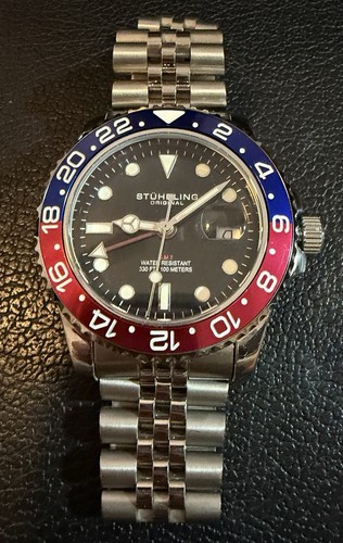 Stuhrling meridian 3968 - meridian, gmt