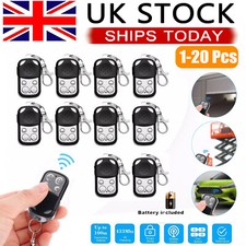 433mhz Key Fob Universal Cloning Remote Control Electric Gate Garage Door Opener