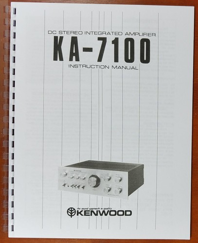 Kenwood 7100 integrated - kenwood, ka-7100
