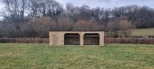 30ft x 12ft Mobile Field Shelter with tack room. Delivery and fitting possible.