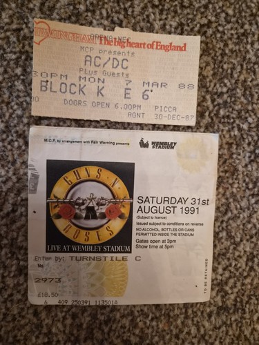 Concert tickets acdc - acdc,