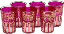 Moroccan Tea Glasses with a
