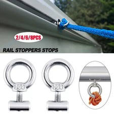 8x Stainless Steel Awning Rail