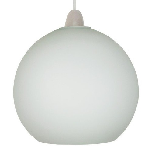 White frosted glass - white,