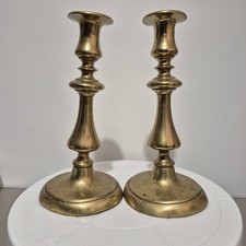 Vintage Brass Candlesticks x2