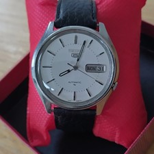 Vintage Seiko 5 White Dial