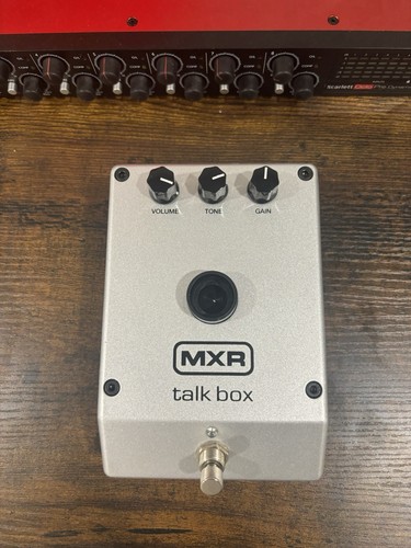 Mxr talk box stompbox pedal - box,