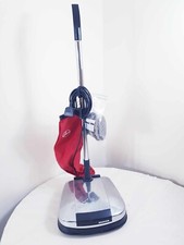 Vintage 1980 Hoover Floor Cleaner/Polisher Working with extra brushes and pads