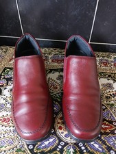 Loretta Womens Slip On Burgundy Orthopaedic Comfort Shoes UK7.  EURO 40. Great