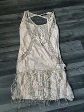 Jane Norman beige silver