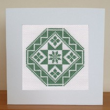 Cross Stitch Card Kit - Quaker