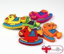 5 LARGE ROCKING HORSE WOODEN