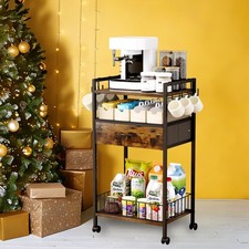 Small Coffee Bar Cart with